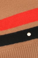 Женская шерстяная шапка BURBERRY бежевого цвета, арт. 8037075 | Фото 3 (Материал: Текстиль, Шерсть)