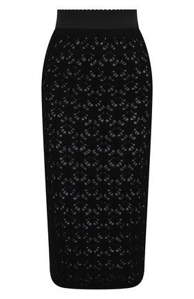 Женская шерстяная юбка DOLCE & GABBANA черного цвета по цене 99500 руб., арт. FXC23T/JAV67 | Фото 1 Женская шерстяная юбка DOLCE & GABBANA черного цвета, арт. FXC23T/JAV67 | Фото 1
