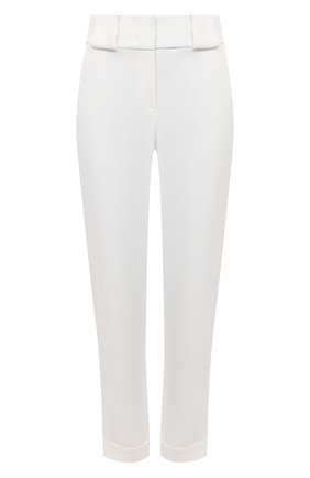 Женские брюки из вискозы и шелка GIORGIO ARMANI белого цвета по цене 104500 руб., арт. 1SHPP0G5/T008A | Фото 1 Женские брюки из вискозы и шелка GIORGIO ARMANI белого цвета, арт. 1SHPP0G5/T008A | Фото 1
