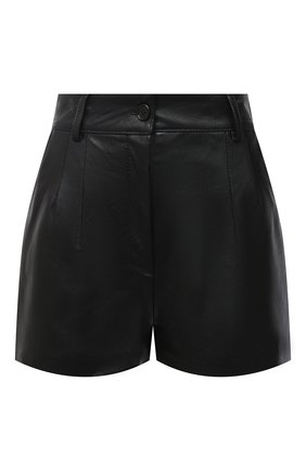 Женские кожаные шорты DOLCE & GABBANA черного цвета по цене 99500 руб., арт. FTBYIL/HULJ7 | Фото 1 Женские кожаные шорты DOLCE & GABBANA черного цвета, арт. FTBYIL/HULJ7 | Фото 1