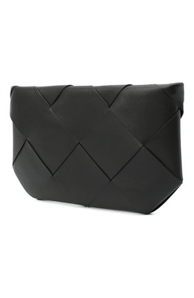 Женская кожаная косметичка BOTTEGA VENETA черного цвета по цене 115500 руб., арт. 577771/VMAY4 | Фото 2 Женская кожаная косметичка BOTTEGA VENETA черного цвета, арт. 577771/VMAY4 | Фото 2