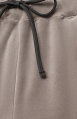 Детские бархатные брюки CASILDA Y JIMENA серого цвета, арт. 771160019/16A | Фото 3 (Девочки Кросс-КТ: Брюки-одежда; Случай: Повседневный; Материал внешний: Синтетический материал; Региональные ограничения белый список (Axapta Mercury): RU)