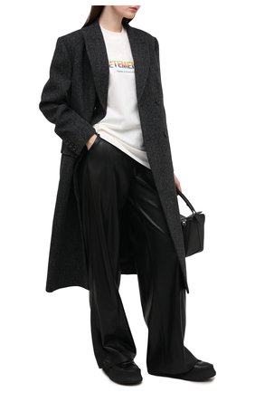 Женская хлопковая футболка VETEMENTS белого цвета по цене 32300 руб., арт. UE51TR620W 1611/W | Фото 2 Женская хлопковая футболка VETEMENTS белого цвета, арт. UE51TR620W 1611/W | Фото 2