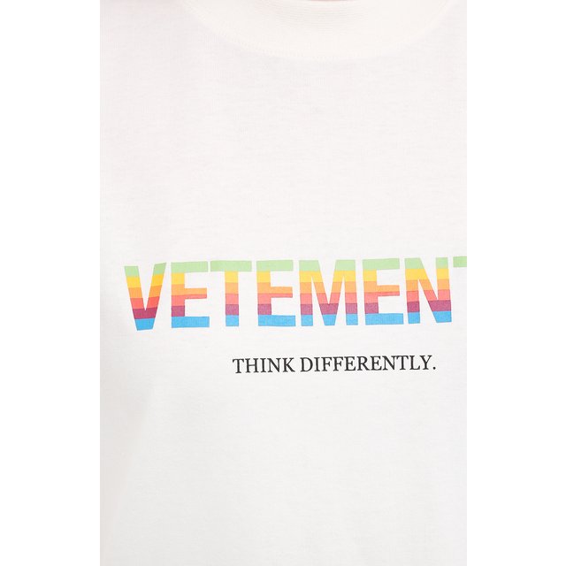 фото Хлопковая футболка vetements