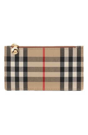 Женский кожаный футляр для кредитных карт BURBERRY коричневого цвета по цене 19300 руб., арт. 8035624 | Фото 1 Женский кожаный футляр для кредитных карт BURBERRY коричневого цвета, арт. 8035624 | Фото 1