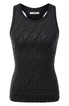 Женская майка FENDI черного цвета по цене 34900 руб., арт. FAF115 ADHC | Фото 1 Женская майка FENDI черного цвета, арт. FAF115 ADHC | Фото 1