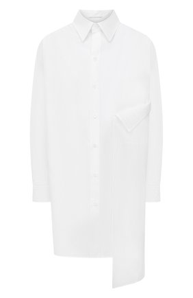 Женская хлопковая рубашка YOHJI YAMAMOTO белого цвета по цене 59950 руб., арт. NR-B02-001 | Фото 1 Женская хлопковая рубашка YOHJI YAMAMOTO белого цвета, арт. NR-B02-001 | Фото 1