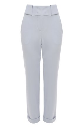 Женские шерстяные брюки GIORGIO ARMANI голубого цвета по цене 89950 руб., арт. 1SHPP0G5/T01HK | Фото 1 Женские шерстяные брюки GIORGIO ARMANI голубого цвета, арт. 1SHPP0G5/T01HK | Фото 1
