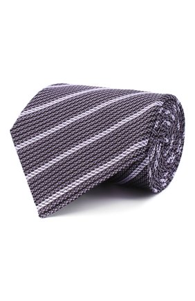 Мужской шелковый галстук TOM FORD фиолетового цвета, арт. 9TF31/XTF | Фото 1 (Принт: С принтом; Материал: Текстиль, Шелк; Региональные ограничения белый список (Axapta Mercury): RU)