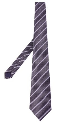 Мужской шелковый галстук TOM FORD фиолетового цвета, арт. 9TF31/XTF | Фото 2 (Принт: С принтом; Материал: Текстиль, Шелк; Региональные ограничения белый список (Axapta Mercury): RU)