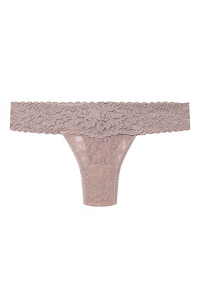 Женские трусы-стринги HANKY PANKY серого цвета по цене 2730 руб., арт. 4911 | Фото 1 Женские трусы-стринги HANKY PANKY серого цвета, арт. 4911 | Фото 1