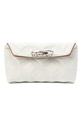 Женский клатч jewelled satchel ALEXANDER MCQUEEN белого цвета по цене 239000 руб., арт. 631865/13Z2Y | Фото 1 Женский клатч jewelled satchel ALEXANDER MCQUEEN белого цвета, арт. 631865/13Z2Y | Фото 1