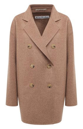 Женское шерстяное пальто ACNE STUDIOS бежевого цвета по цене 97800 руб., арт. A90280 | Фото 1 Женское шерстяное пальто ACNE STUDIOS бежевого цвета, арт. A90280 | Фото 1