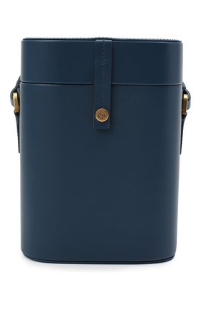 Женская сумка LORO PIANA синего цвета, арт. FAL4447 | Фото 1 (Материал: Натуральная кожа; Ремень/цепочка: На ремешке; Сумки-технические: Сумки через плечо; Размер: mini; Региональные ограничения белый список (Axapta Mercury): RU)