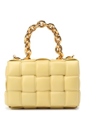 Женская сумка chain cassette BOTTEGA VENETA желтого цвета по цене 271500 руб., арт. 631421/VBWZ0 | Фото 1 Женская сумка chain cassette BOTTEGA VENETA желтого цвета, арт. 631421/VBWZ0 | Фото 1