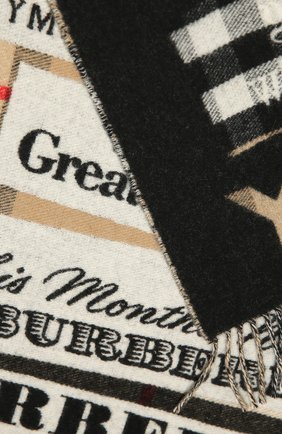 Мужские кашемировый шарф BURBERRY бежевого цвета по цене 54400 руб., арт. 8037574 | Фото 2 Мужские кашемировый шарф BURBERRY бежевого цвета, арт. 8037574 | Фото 2