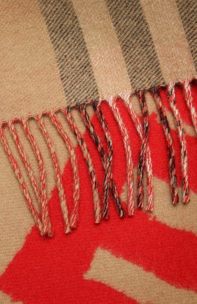 Мужские кашемировый шарф BURBERRY бежевого цвета по цене 41500 руб., арт. 8037556 | Фото 2 Мужские кашемировый шарф BURBERRY бежевого цвета, арт. 8037556 | Фото 2