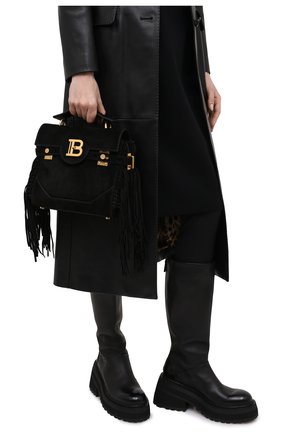 Женская сумка bbuzz 23 BALMAIN черного цвета по цене 164500 руб., арт. VN1S534/LCRF | Фото 2 Женская сумка bbuzz 23 BALMAIN черного цвета, арт. VN1S534/LCRF | Фото 2