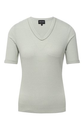 Женская футболка из вискозы GIORGIO ARMANI разноцветного цвета по цене 43350 руб., арт. 3KAM73/AJLAZ | Фото 1 Женская футболка из вискозы GIORGIO ARMANI разноцветного цвета, арт. 3KAM73/AJLAZ | Фото 1