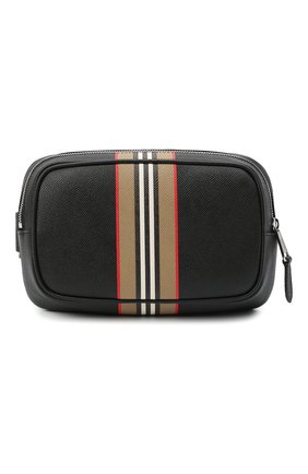 Мужская кожаная поясная сумка BURBERRY черного цвета по цене 68500 руб., арт. 8036543 | Фото 1 Мужская кожаная поясная сумка BURBERRY черного цвета, арт. 8036543 | Фото 1