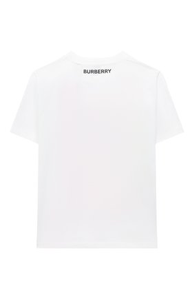 Детская хлопковая футболка BURBERRY разноцветного цвета по цене 11600 руб., арт. 8037611 | Фото 2 Детская хлопковая футболка BURBERRY разноцветного цвета, арт. 8037611 | Фото 2