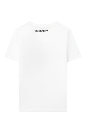 Детская хлопковая футболка BURBERRY разноцветного цвета по цене 11600 руб., арт. 8037614 | Фото 2 Детская хлопковая футболка BURBERRY разноцветного цвета, арт. 8037614 | Фото 2