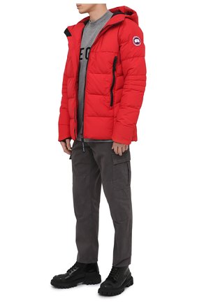 Мужская пуховая куртка hybridge CANADA GOOSE красного цвета по цене 88950 руб., арт. 2742M | Фото 2 Мужская пуховая куртка hybridge CANADA GOOSE красного цвета, арт. 2742M | Фото 2