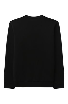 Детский хлопковый свитшот EMPORIO ARMANI черного цвета по цене 14800 руб., арт. 3K4MD9/1JHSZ | Фото 2 Детский хлопковый свитшот EMPORIO ARMANI черного цвета, арт. 3K4MD9/1JHSZ | Фото 2 (Рукава: Длинные; Материал внешний: Хлопок; Мальчики Кросс-КТ: Толстовка-одежда; Ростовка одежда: 10 - 11 лет | 140 - 146см, 13 - 15 лет | 158 см, 16 лет | 164 см, 7 лет | 122 см, 8 лет | 128 см)