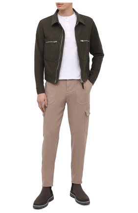 Мужская хлопковая куртка TOM FORD хаки цвета по цене 142000 руб., арт. BW028/TF0301 | Фото 2 Мужская хлопковая куртка TOM FORD хаки цвета, арт. BW028/TF0301 | Фото 2