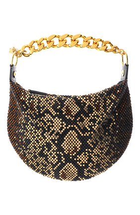 Женская сумка medusa chain VERSACE коричневого цвета по цене 114000 руб., арт. DBSH985/D2TPRS | Фото 1 Женская сумка medusa chain VERSACE коричневого цвета, арт. DBSH985/D2TPRS | Фото 1