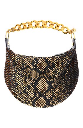 Женская сумка medusa chain VERSACE коричневого цвета по цене 114000 руб., арт. DBSH985/D2TPRS | Фото 2 Женская сумка medusa chain VERSACE коричневого цвета, арт. DBSH985/D2TPRS | Фото 2