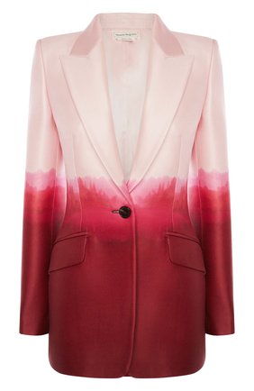 Женский жакет ALEXANDER MCQUEEN розового цвета по цене 367500 руб., арт. 650922/QCAB1 | Фото 1 Женский жакет ALEXANDER MCQUEEN розового цвета, арт. 650922/QCAB1 | Фото 1
