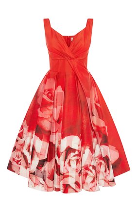 Женское платье ALEXANDER MCQUEEN красного цвета по цене 419500 руб., арт. 651668/QCACD | Фото 1 Женское платье ALEXANDER MCQUEEN красного цвета, арт. 651668/QCACD | Фото 1