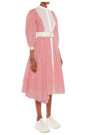 Женское платье ALEXANDER MCQUEEN розового цвета по цене 199000 руб., арт. 646599/QZAAJ | Фото 2 Женское платье ALEXANDER MCQUEEN розового цвета, арт. 646599/QZAAJ | Фото 2
