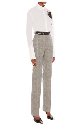 Женская рубашка ALEXANDER MCQUEEN белого цвета по цене 69750 руб., арт. 651089/QCAB3 | Фото 2 Женская рубашка ALEXANDER MCQUEEN белого цвета, арт. 651089/QCAB3 | Фото 2