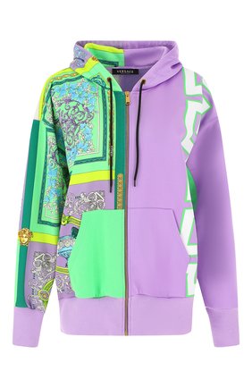 Женский хлопковый кардиган VERSACE разноцветного цвета по цене 111000 руб., арт. A88680/1F00627 | Фото 1 Женский хлопковый кардиган VERSACE разноцветного цвета, арт. A88680/1F00627 | Фото 1