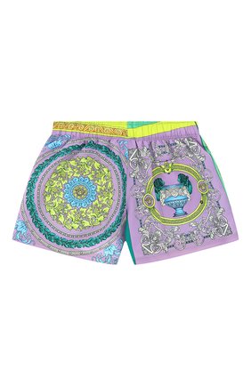 Женские шорты VERSACE разноцветного цвета по цене 37750 руб., арт. ABD40006/1F00382 | Фото 2 Женские шорты VERSACE разноцветного цвета, арт. ABD40006/1F00382 | Фото 2
