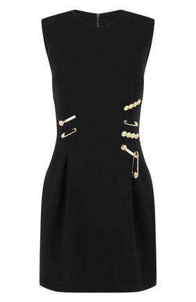 Женское платье из вискозы VERSACE черного цвета по цене 176500 руб., арт. A83752/A213159 | Фото 1 Женское платье из вискозы VERSACE черного цвета, арт. A83752/A213159 | Фото 1
