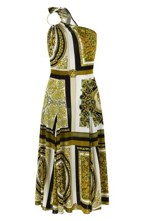 Женское платье из вискозы VERSACE золотого цвета по цене 171500 руб., арт. A88501/1F00454 | Фото 1 Женское платье из вискозы VERSACE золотого цвета, арт. A88501/1F00454 | Фото 1