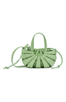 Женская сумка shell BOTTEGA VENETA светло-зеленого цвета по цене 182500 руб., арт. 651819/VMAUH | Фото 1 Женская сумка shell BOTTEGA VENETA светло-зеленого цвета, арт. 651819/VMAUH | Фото 1