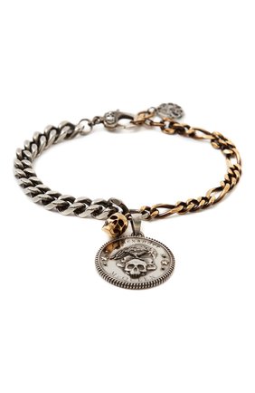 Мужской браслет ALEXANDER MCQUEEN серебряного цвета по цене 32500 руб., арт. 651091/J160K | Фото 1 Мужской браслет ALEXANDER MCQUEEN серебряного цвета, арт. 651091/J160K | Фото 1