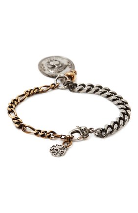 Мужской браслет ALEXANDER MCQUEEN серебряного цвета по цене 32500 руб., арт. 651091/J160K | Фото 2 Мужской браслет ALEXANDER MCQUEEN серебряного цвета, арт. 651091/J160K | Фото 2