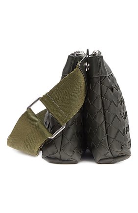 Мужская кожаная сумка BOTTEGA VENETA темно-зеленого цвета по цене 155500 руб., арт. 651938/V0E52 | Фото 2 Мужская кожаная сумка BOTTEGA VENETA темно-зеленого цвета, арт. 651938/V0E52 | Фото 2