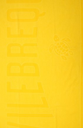 Мужские хлопковое полотенце VILEBREQUIN желтого цвета по цене 10890 руб., арт. SANE9200/117 | Фото 2 Мужские хлопковое полотенце VILEBREQUIN желтого цвета, арт. SANE9200/117 | Фото 2