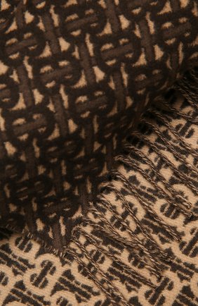 Мужской кашемировый шарф BURBERRY коричневого цвета по цене 35700 руб., арт. 8033992 | Фото 2 Мужской кашемировый шарф BURBERRY коричневого цвета, арт. 8033992 | Фото 2