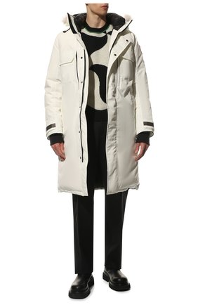 Мужская пуховая парка westmount CANADA GOOSE белого цвета по цене 135500 руб., арт. 2004M | Фото 2 Мужская пуховая парка westmount CANADA GOOSE белого цвета, арт. 2004M | Фото 2