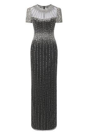 Женское платье с пайетками JENNY PACKHAM черного цвета по цене 313500 руб., арт. HHD106L | Фото 1 Женское платье с пайетками JENNY PACKHAM черного цвета, арт. HHD106L | Фото 1