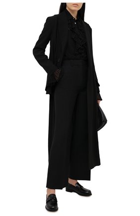 Женская шелковая блузка MAISON MARGIELA черного цвета по цене 85200 руб., арт. S29DL0190/S38057 | Фото 2 Женская шелковая блузка MAISON MARGIELA черного цвета, арт. S29DL0190/S38057 | Фото 2