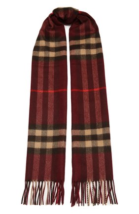 Мужские кашемировый шарф BURBERRY бордового цвета по цене 34100 руб., арт. 8021695 | Фото 1 Мужские кашемировый шарф BURBERRY бордового цвета, арт. 8021695 | Фото 1