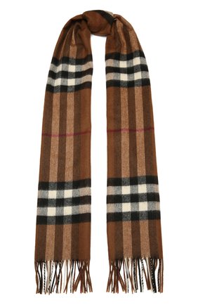 Мужские кашемировый шарф BURBERRY коричневого цвета по цене 23850 руб., арт. 8037147 | Фото 1 Мужские кашемировый шарф BURBERRY коричневого цвета, арт. 8037147 | Фото 1